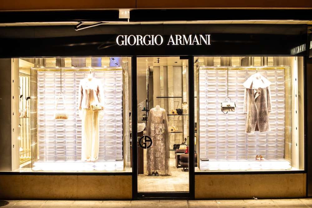 Giorgio Armani Store in Americana Manhasset Editorial Stock Photo